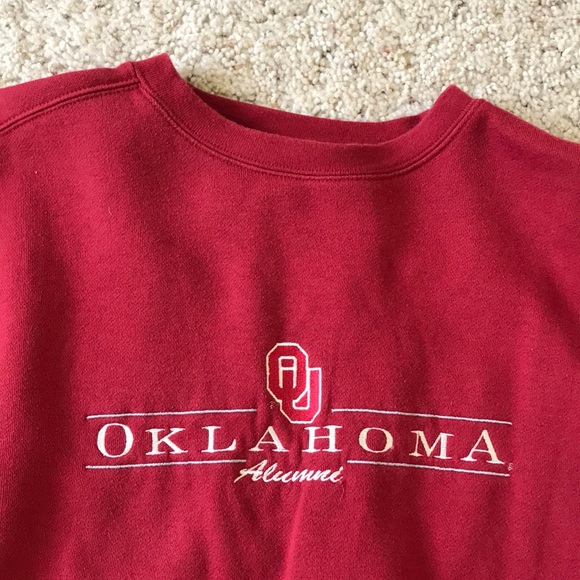 vintage OU Oklahoma alumni crew neck pullover - Picture 3 of 4